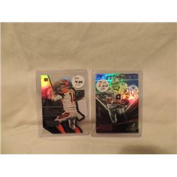 2 ROOKIE CARDS DIE CUT LIMITED EDITIONS