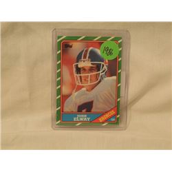 1986 JOHN ELWAY TOPPS FOOTBALL CARD