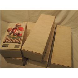 5 1992 UPPER DECK BUILT FOOTBALL SETS IN BOXES