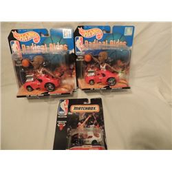 HOT WHEELS RADICAL RIDES JORDAN BULLS MATCHBOX