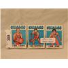 Image 1 : LOT 3 1971-72 NM CHICAGO BULLS BASKETBALL CARDS