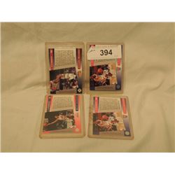 4 UPPER DECK TRIPLE DOUBLE NBA BASKETBALL CARDS