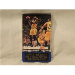 CLASSIC CHRIS WEBBER 1993 DRAFT PICK LIMITED CASE