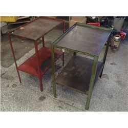 Steel Shelving Units, (1) 28" x 20" x 34", (1) 28" x 16" x 34"