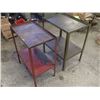 Image 2 : Steel Shelving Units, (1) 28" x 20" x 34", (1) 28" x 16" x 34"