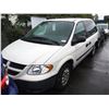 Image 1 : 2005 DODGE CARAVAN CV, CARGOVAN, WHITE, VIN # 1D4GP21R65B184796
