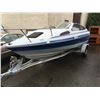 Image 1 : 1989 18FT BAYLINER CAPRI, WITH OUTBOARD MOTOR, FORCE 125HP, OUT OF COUNTRY *NO KEYS*
