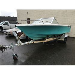 18FT SANGSTER BOAT WITH INBOARD MERC CRUISER BOAT 120HP INBOARD, SER # 199, MODEL TEXADA