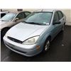Image 1 : 2000 FORD FOCUS ZTS, 4 DOOR SEDAN, GREY, VIN # 1FAHP3837YW396263