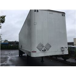 1990 FRUEHAUF 32' TRAILER VIN 2FEV03215LS182427