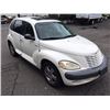 Image 1 : 2001 CHRYSLER PT CRUISER, 4 DOOR HATCHBACK, WHITE, VIN # 3C8FY4BB11T509283