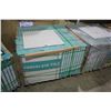 Image 2 : PALLET OF WHITE MARBLE PORCELAIN FLOOR TILE