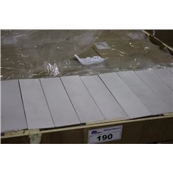 PALLET OF EG GRAPHITE LIGHT 3 X 12  WALL TILE