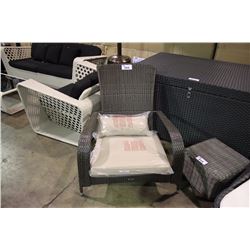 PATIO FLARE MUSKOKA ARM CHAIR