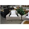 Image 5 : WICKED WICKER WHITE WOVEN OUTDOOR PATIO SOFA SET