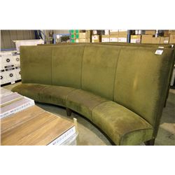 GREEN & DARK WOOD BANQUET SEATING