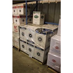 PALLET OF ASSORTED DRY CLEANING SUPPLIES