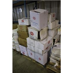 PALLET OF ASSORTED DRY CLEANING SUPPLIES