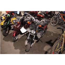 BLACK MOTORINO ELECTRIC SCOOTER