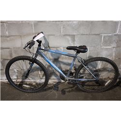 GREY HUFFY 18 SPEED MOUNTAIN BIKE