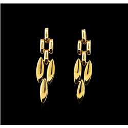 18KT Yellow Gold Dangle Earrings