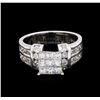 Image 2 : 1.50 ctw Diamond Ring - 14KT White Gold