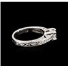 Image 3 : 14KT White Gold 0.93 ctw Diamond Ring