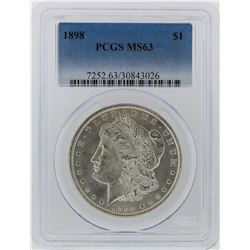 1898 PCGS MS63 Morgan Silver Dollar