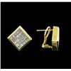 Image 2 : 2.30 ctw Diamond Earrings - 18KT Yellow Gold