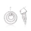 Image 2 : 14KT White Gold 2.81 ctw Diamond Earrings