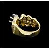 Image 3 : 1.41 ctw Sapphire and Diamond Ring - 18KT Yellow Gold
