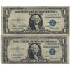 Image 1 : 1935 $1 Star Note Silver Certificate Currency Lot of 2