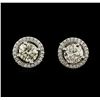 Image 1 : 2.09 ctw Diamond Earrings - 14KT White Gold