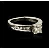 Image 1 : 14KT White Gold 1.56 ctw Diamond Ring