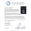 Image 3 : 7.74 ctw Tanzanite and Diamond Pendant With Chain - 14KT White Gold