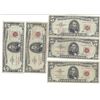 Image 1 : 1963 $5 Red Seal Bill Lot of 5