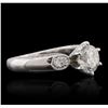 Image 1 : 18KT White Gold 1.78 ctw Diamond Ring