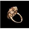 Image 3 : 8.52 ctw Morganite and Diamond Ring - 14KT Rose Gold