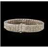 Image 2 : 14KT White Gold 7.23 ctw Diamond Bracelet