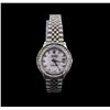 Image 1 : Rolex Stainless Steel 1.72 ctw Diamond DateJust Mid-Size Watch