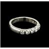 Image 1 : 0.50 ctw Diamond Ring - Platinum