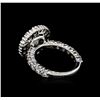 Image 3 : 3.99 ctw Diamond Ring - 18KT White Gold