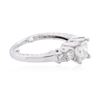 Image 1 : 14KT White Gold 1.19 ctw Diamond Ring