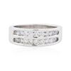 Image 1 : 14KT White Gold 1.03 ctw Diamond Ring