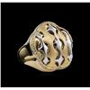 Image 1 : 14KT Yellow Gold 0.50 ctw Diamond Ring