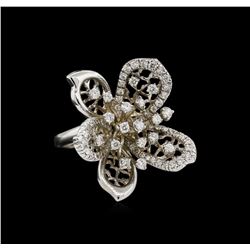 14KT White Gold 1.29 ctw Diamond Ring