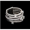 Image 1 : 0.77 ctw Diamond Ring - 14KT White Gold