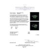 Image 5 : 1.31 ctw Tsavorite and Diamond Ring - 14KT White Gold