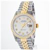 Image 1 : Rolex 14KT Two-Tone 1.00 ctw Diamond DateJust Men's Watch