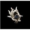 Image 4 : 1.85 ctw Sapphire and Diamond Jewelry Suite - 14-18KT White Gold
